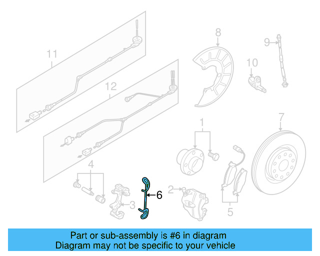 Brake Pads Retainer Spring 1K0-615-269 - View 34