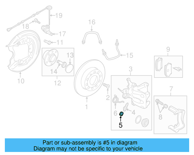 Bleeder Valve 1K0-615-273-D - View 9