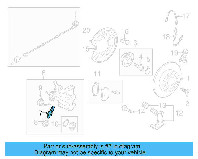 Bleeder Valve 1K0-615-273-D - View 11