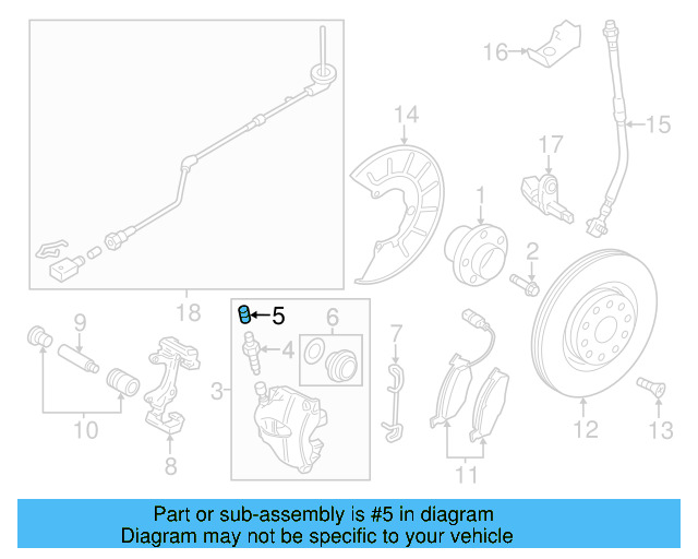 Bleeder Valve 1K0-615-273-D - View 14