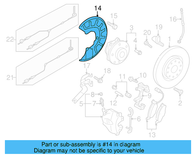Splash Shield 1K0-615-312-F - View 23