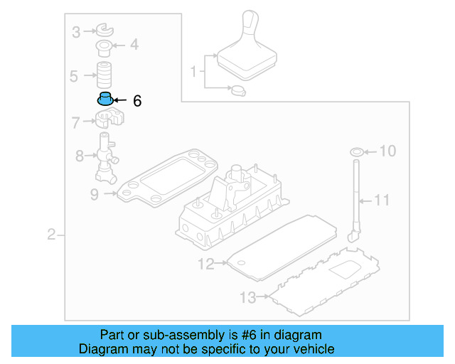 Lever Assembly Lower Bushing 1K0-711-067-C - View 25