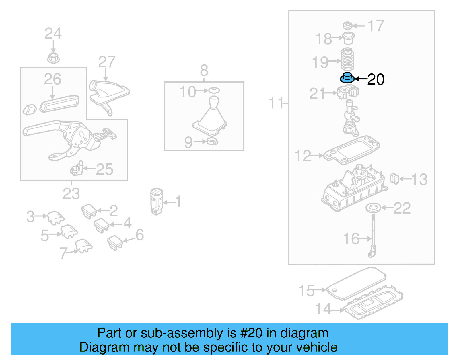 Lever Assembly Lower Bushing 1K0-711-067-C - View 35