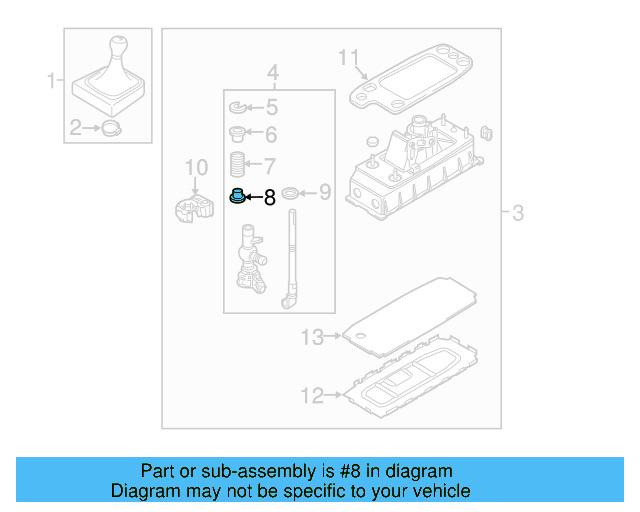 Lever Assembly Lower Bushing 1K0-711-067-C - View 12