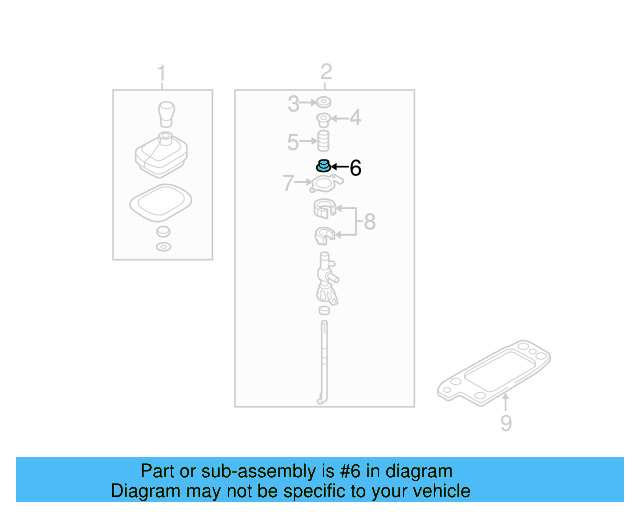Lever Assembly Lower Bushing 1K0-711-067-C - View 13