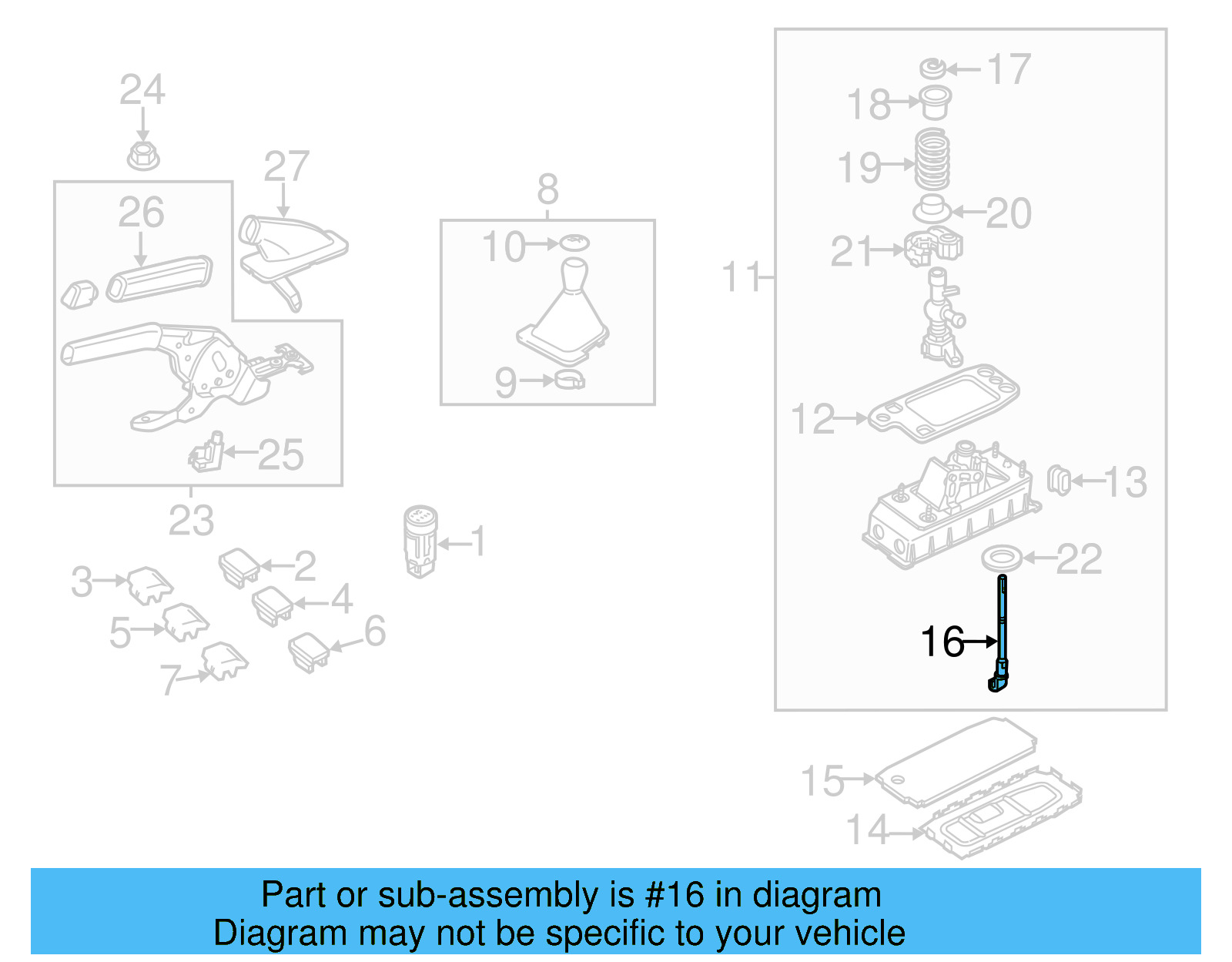 Lever Assembly 1K0-711-112-B - View 2