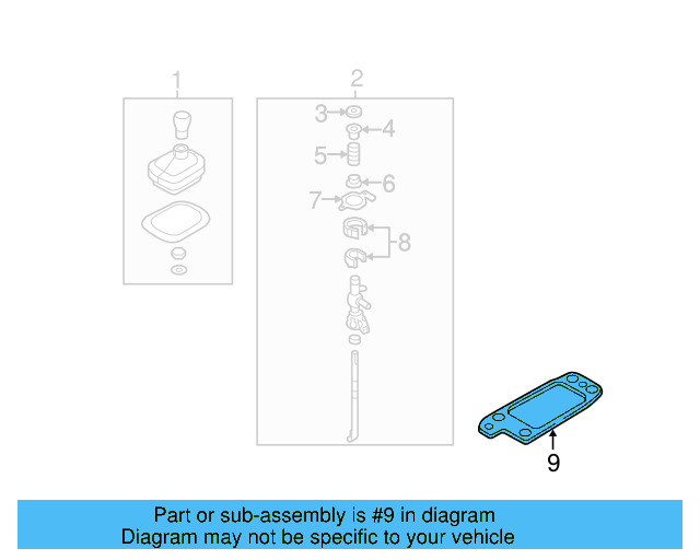 Gasket 1K0-711-267-B - View 12