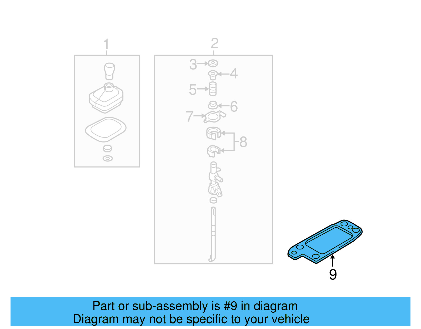 Gasket 1K0-711-267-B - View 13