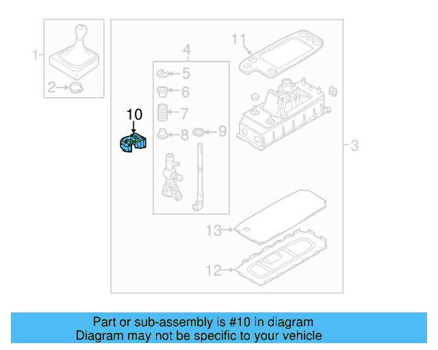 Lever Assembly Bearing 1K0-711-699-A - View 10
