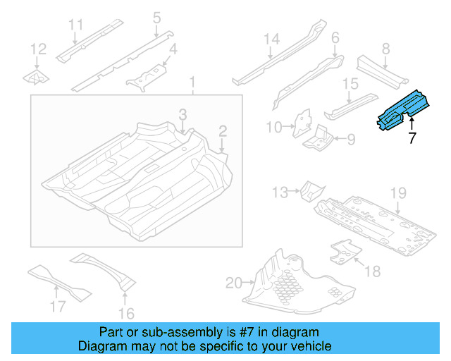 Seat Support 1K0-802-569-B - View 11