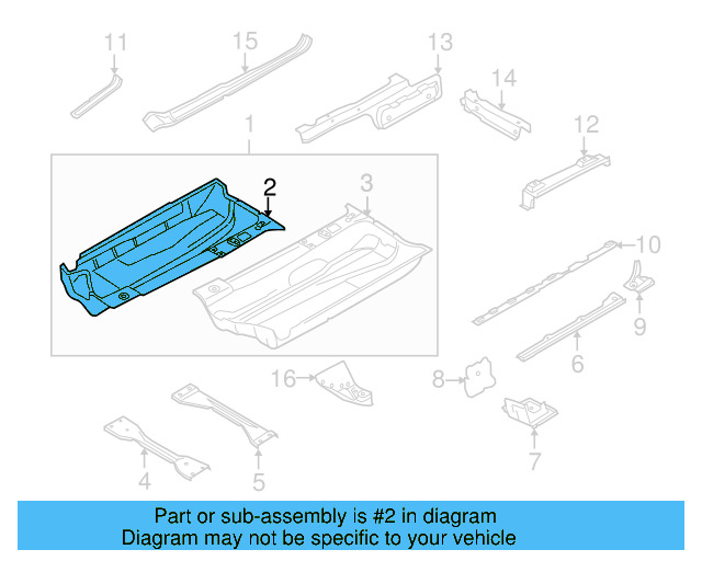 Floor Pan 1K0-803-206 - View 27