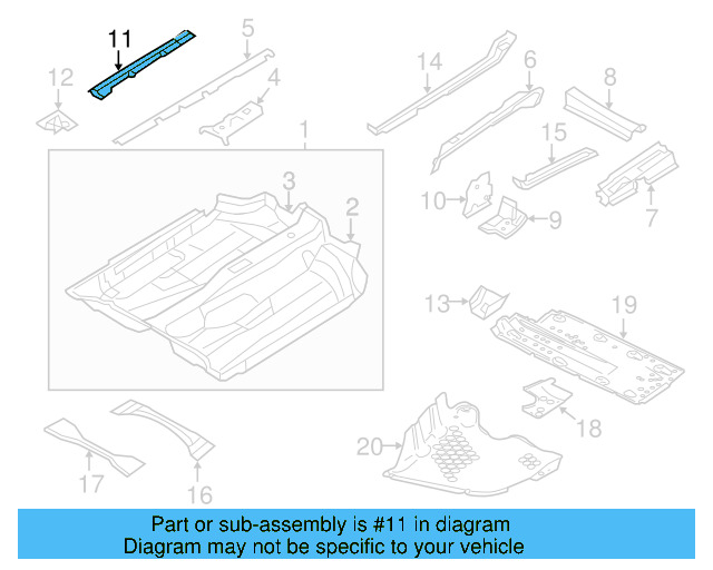 Cover Plate 1K0-803-225-A - View 20