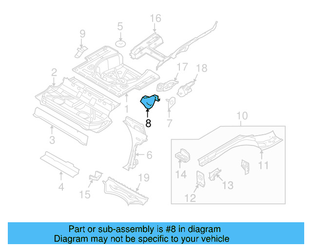 Rear Cross 1K5-803-133