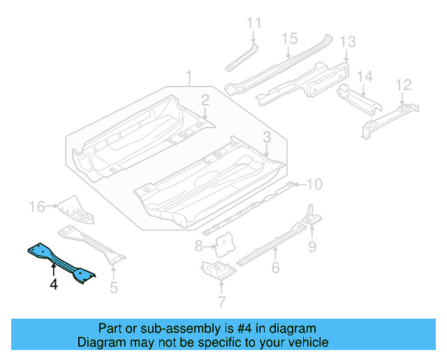 Front Reinforced 1K0-804-421-C - View 50