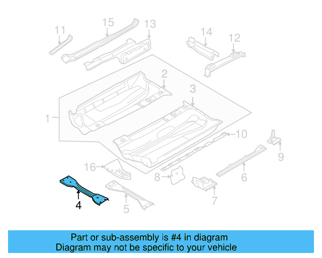 Front Reinforced 1K0-804-421-C - View 14