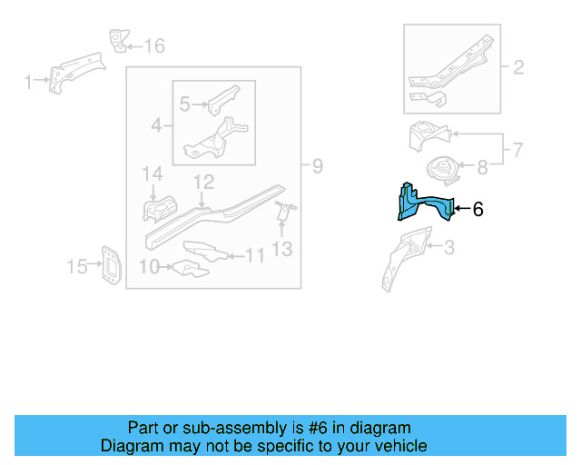 Filler Plate 1K0-805-088-A - View 8