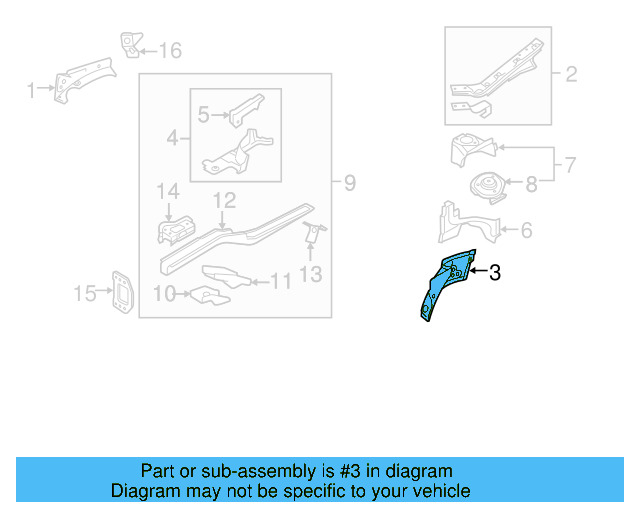 Apron Panel 1K0-805-147-A