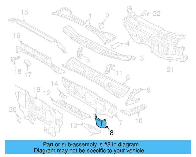 Bracket 1K0-805-517-B - View 18