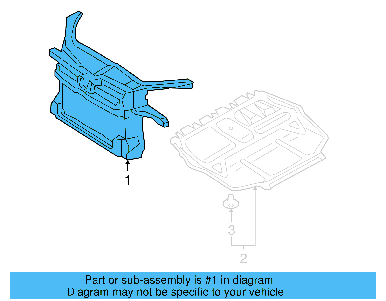 Radiator Support 1K0-805-588-R - View 10