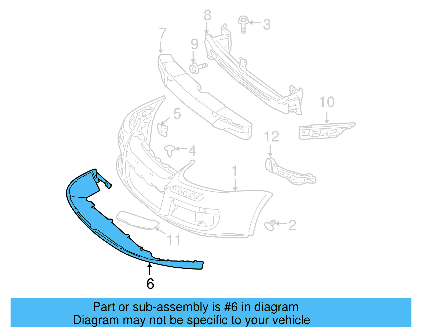 Spoiler 1K0-805-903-B-9B9 - View 5