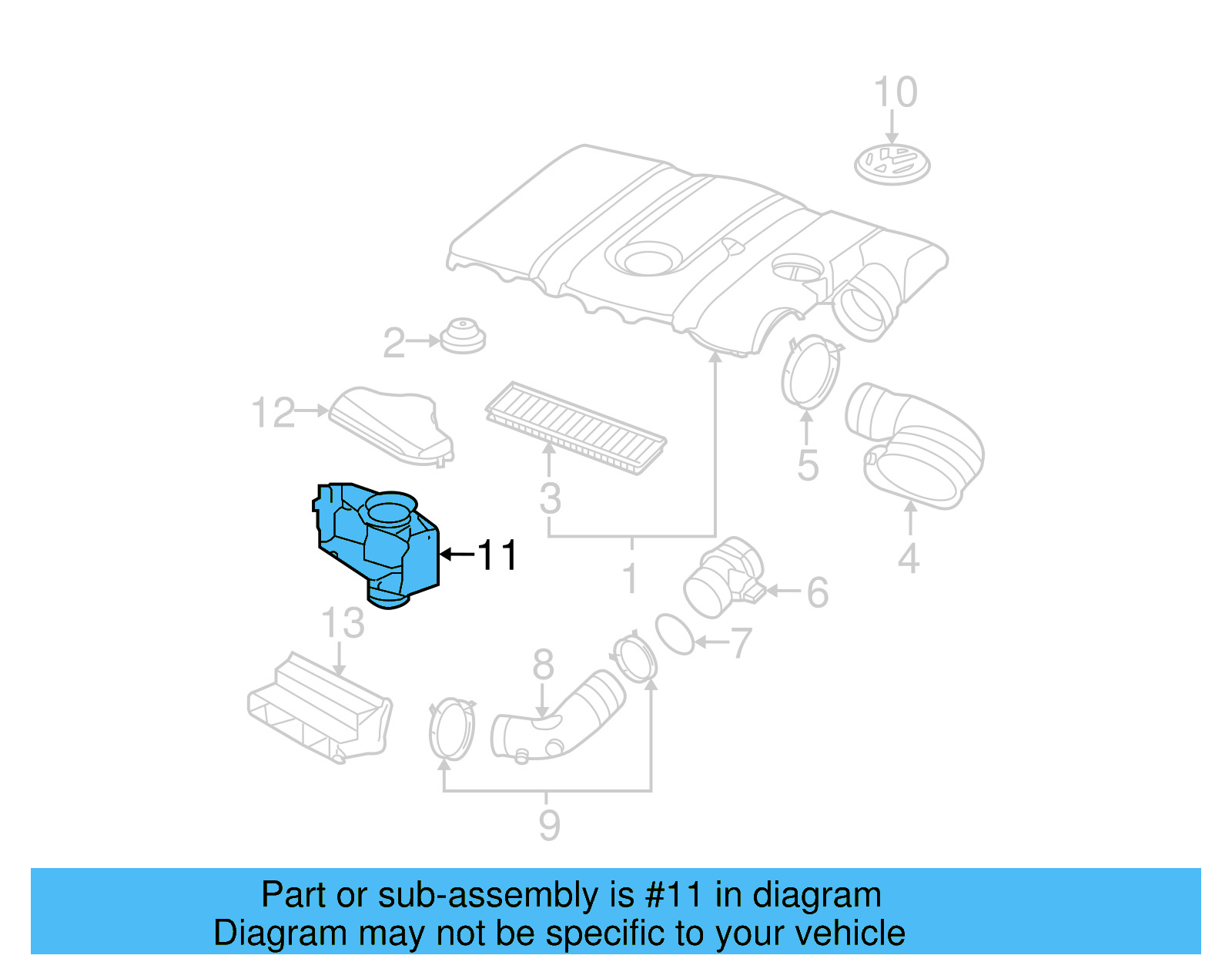 Inlet Connector 1K0-805-962-C-9B9 - View 38