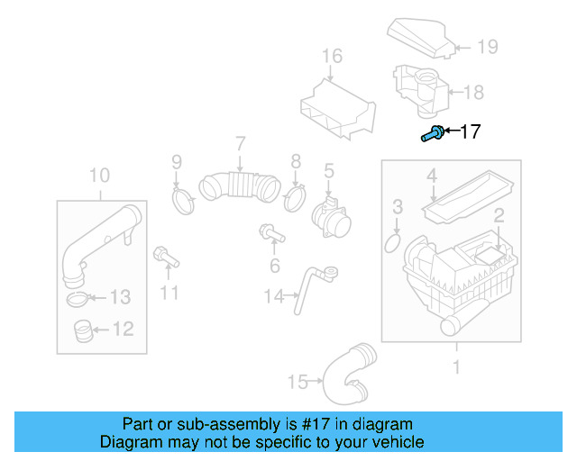 Inlet Connector 1K0-805-962-C-9B9 - View 57