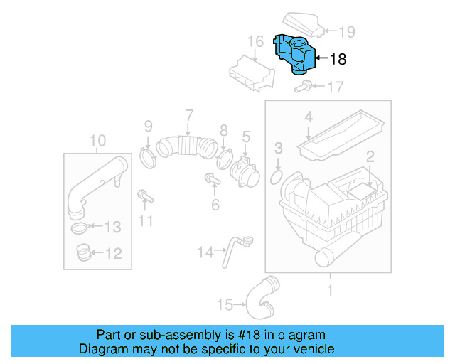 Inlet Connector 1K0-805-962-E-9B9 - View 75