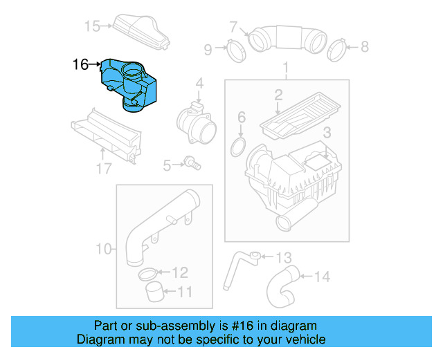 Inlet Connector 1K0-805-962-E-9B9 - View 52