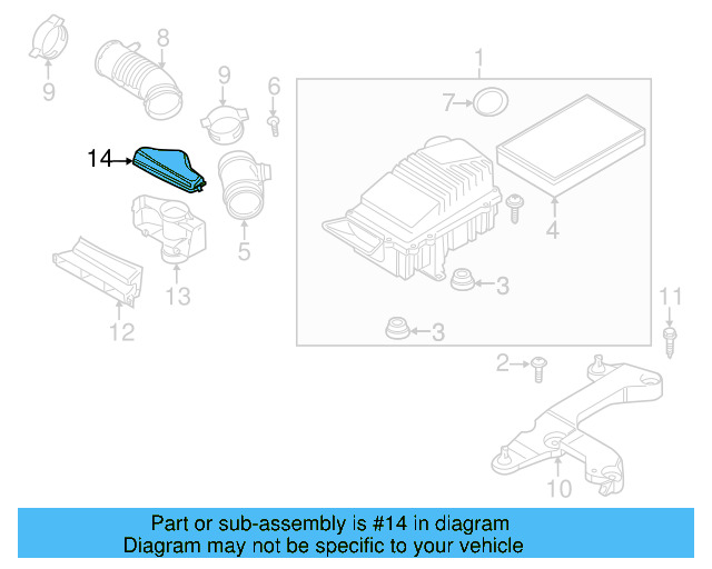 Duct Cover 1K0-805-965-F-9B9 - View 4