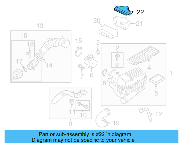 Inlet Cover 1K0-805-965-J-9B9 - View 16