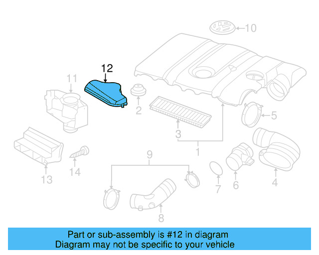 Air Inlet Duct 5P0-805-971-9B9 - View 20