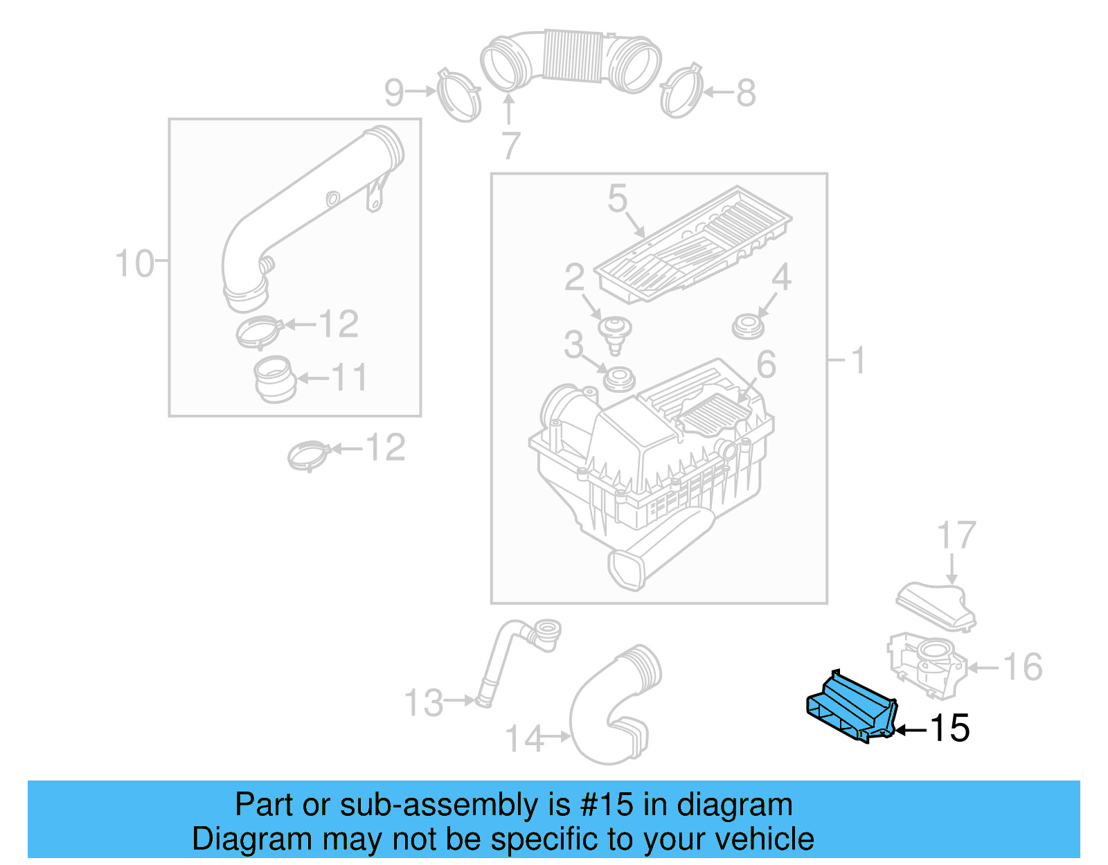 Air Inlet Duct 1K0-805-971-D-9B9 - View 50