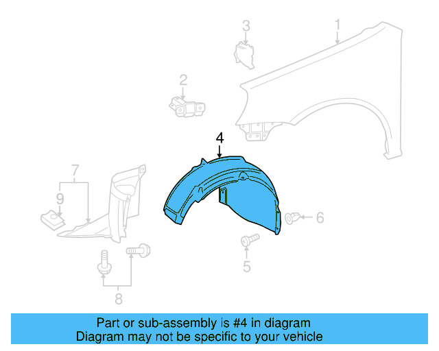 Fender Liner 1K0-805-977-B - View 3