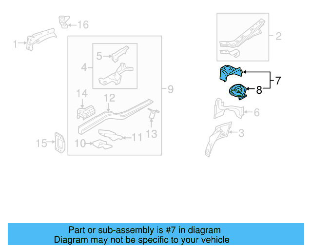 Shock Tower 1K0-809-122-A