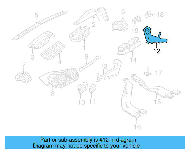 Engine Air Intake Hose 1K0-129-627-C - View 90