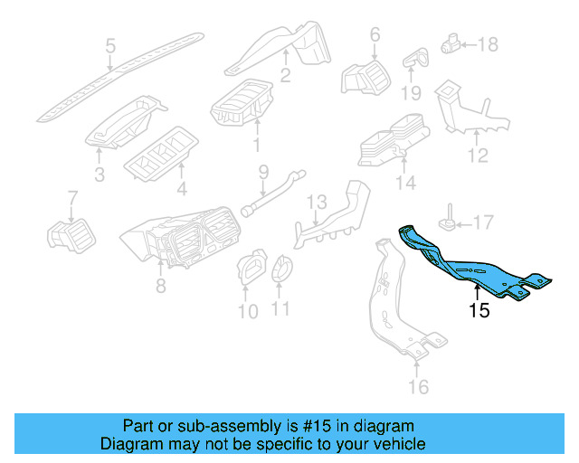 Intake Duct 1K0-815-479-B - View 11