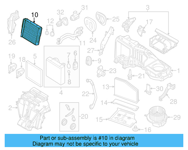 Heater Core 1K0-819-031-D