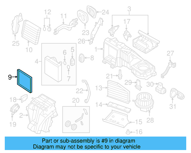A/C Refrigerant Line O 3D0-260-749-C
