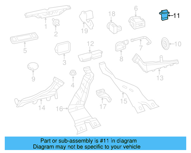 Mount Bracket Nut N-015-082-10 - View 165