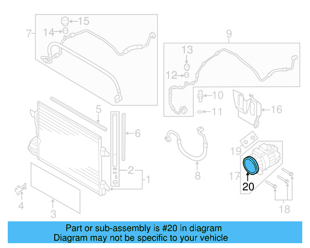 Air Grille 5K0-853-666-A-9B9 - View 3