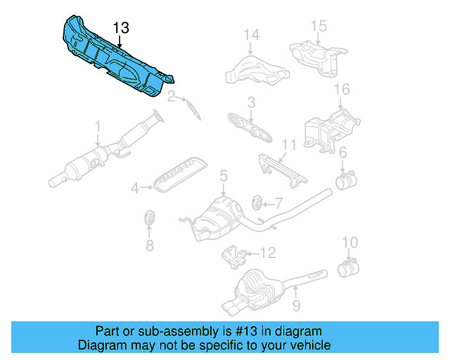 Heat Shield 1K0-825-671-T - View 44