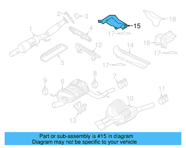 Heat Shield 1K0-825-721-E - View 18