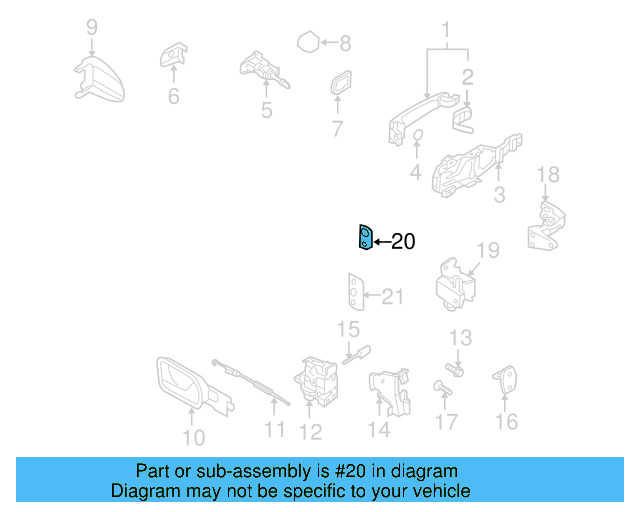Upper Hinge Backing Plate 1K0-831-282-B - View 35