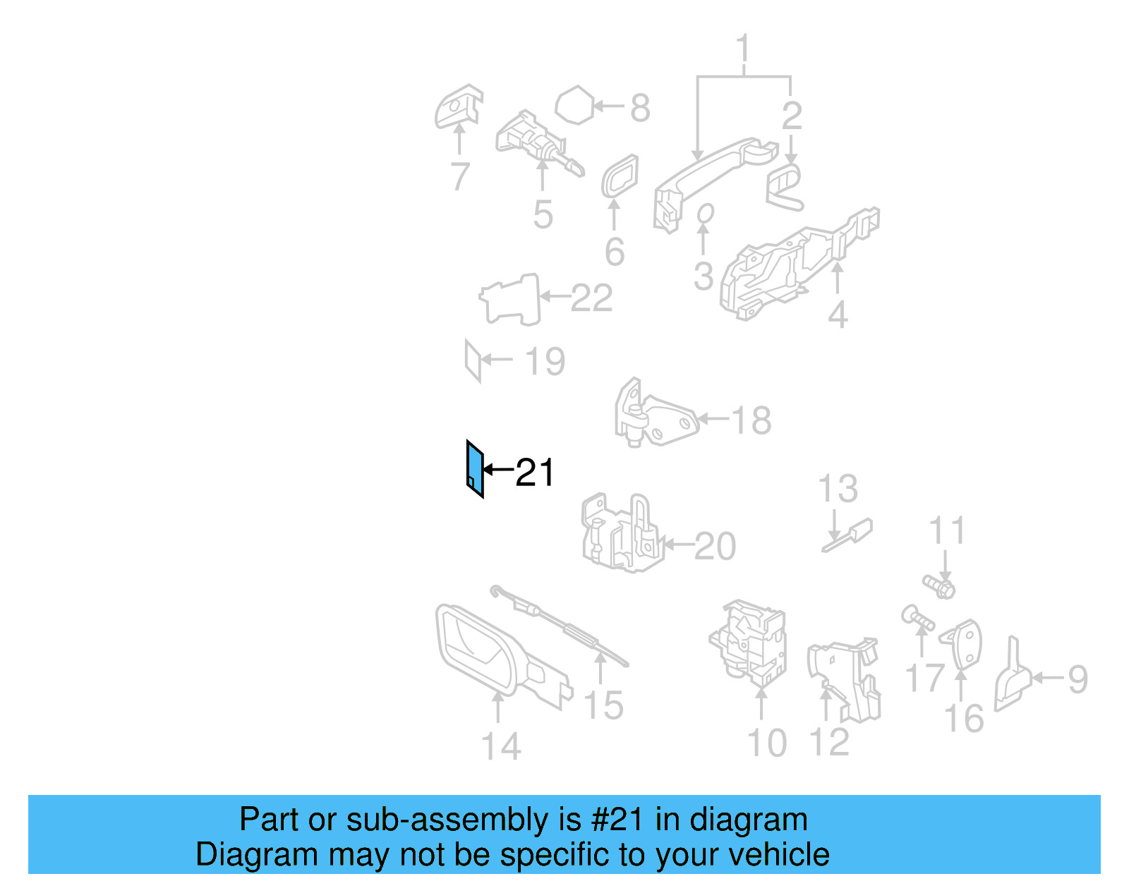 Lower Hinge Backing Plate 1K0-831-288-B