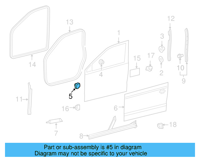 Door Frame Assembly Cover 1K0-831-821-A - View 8