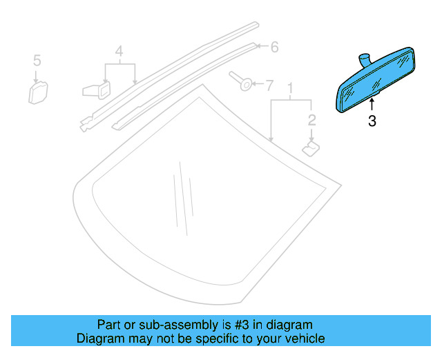 Mirror Inside 3C0-857-511-J-9B9 - View 32