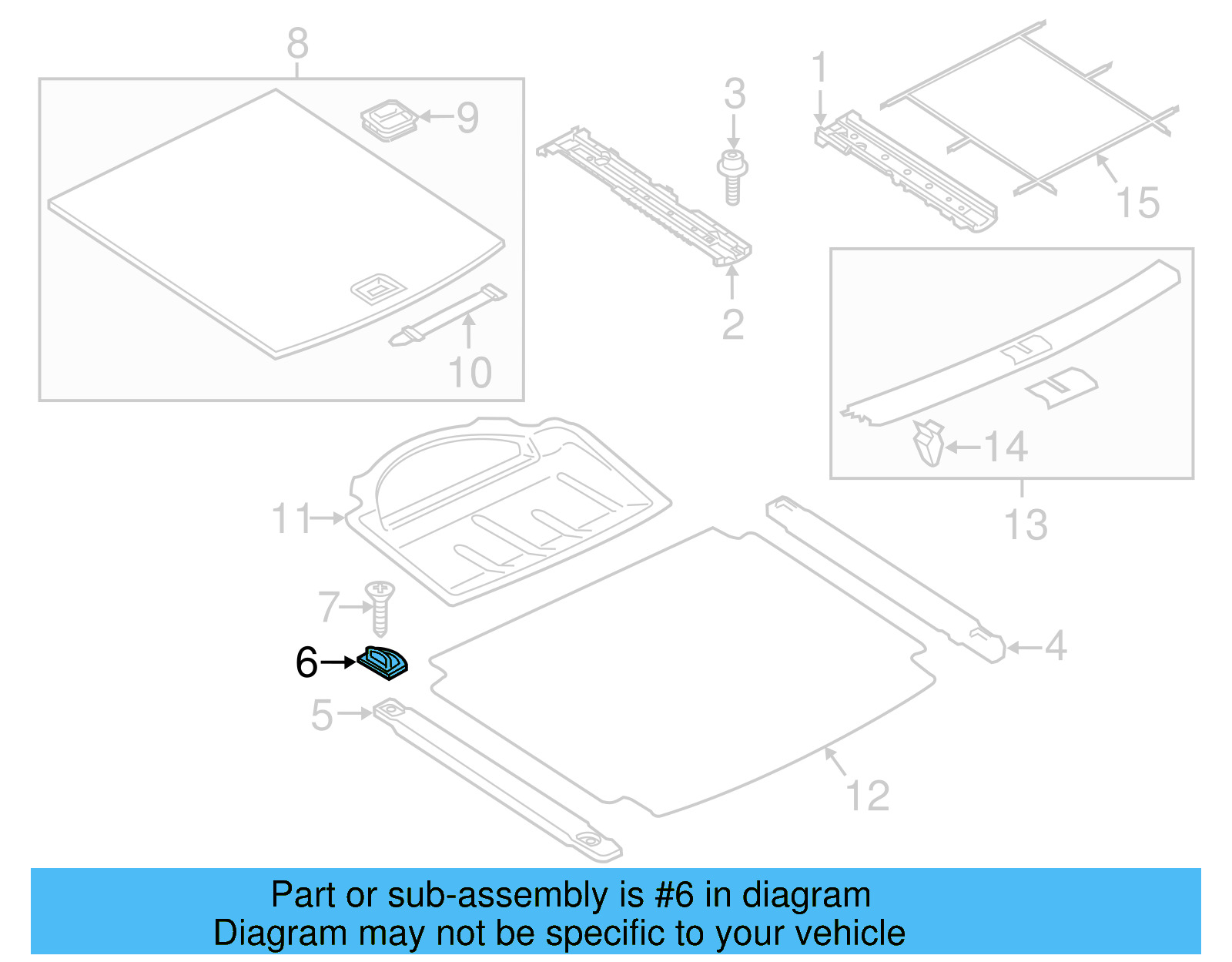 Tie Down Hook 1K0-864-203-C-2ZZ - View 25