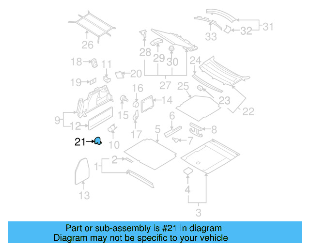 Tie Down Hook 1J0-804-299 - View 102