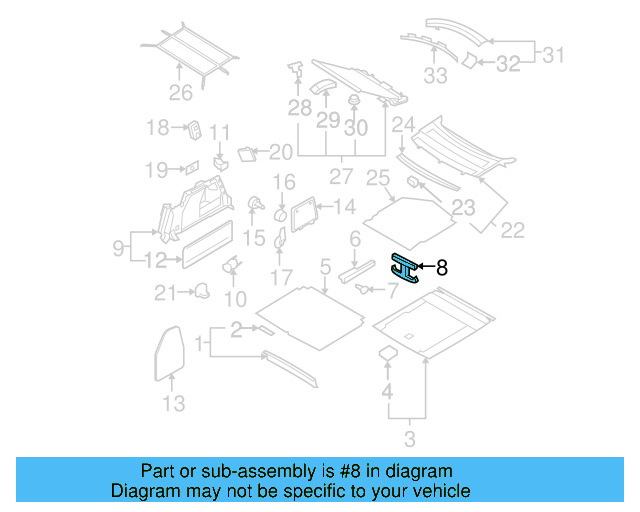 Tie Down Hook 1J0-804-299 - View 78