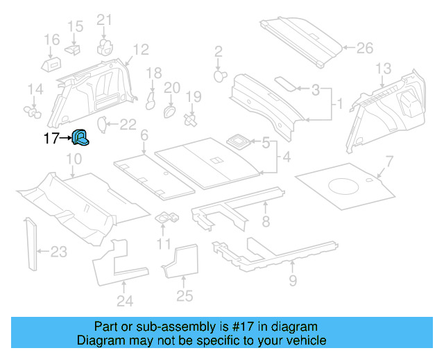Tie Down Hook 1J0-804-299 - View 84